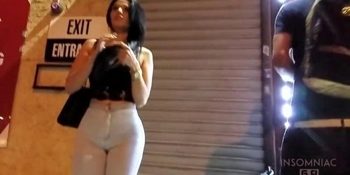 Hot candid ass filmed on the street (Babe White)