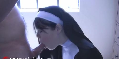 A Nun With Crazy Suction