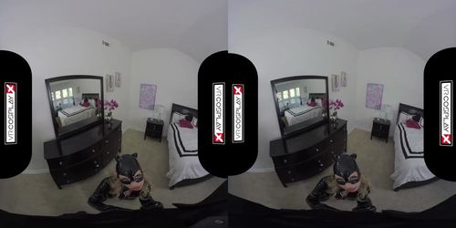 VR Sex With A Hot Catwoman Carmen Caliente Only on VRCosplayX.com