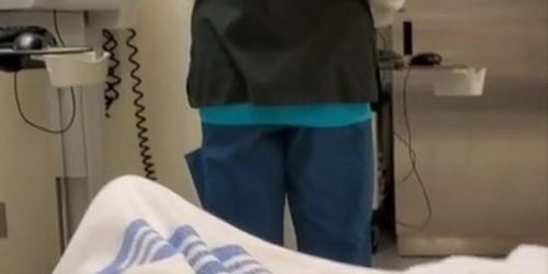 Nurse Catches me stroking off I Think....