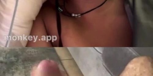 Lightskin loves big latino dick n shows boobs