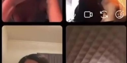 Group of Teens get flashed on Instagram live