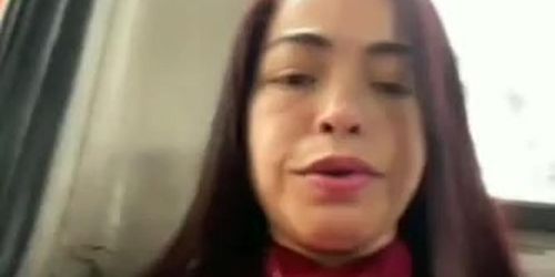 Latina Mastubation Orgasm in bus Pt 02