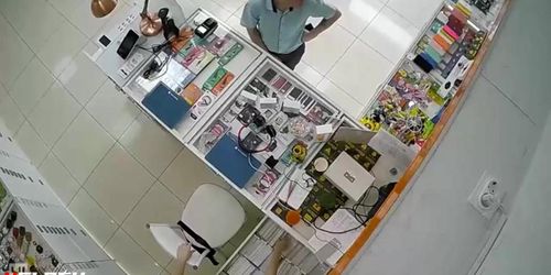 Russian Shopq exhibitionist cock Flash CCTV 2022