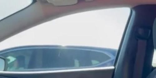 Cock Flash To Babe While Driving