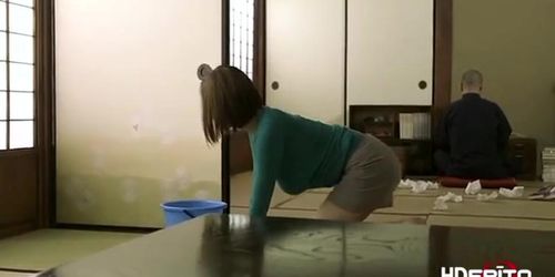 Horny Japanese woman wants to be with her husband to fuck all day long