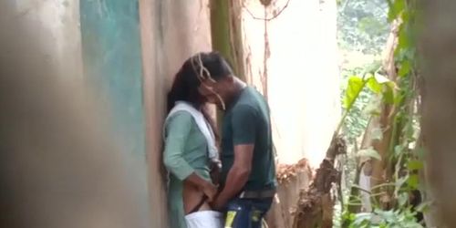 Indian Gym Guy Standing And Fucking Girlfriend Outdoor Spy Vid