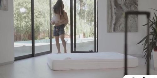 Alina Lopez makes out with in the couch (Danny Mountain)