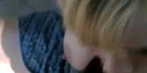 Big-tit Ash-Blonde jerks, gets tied up, DEEP-GULLET-JOB, Facial Cumshot Jizz Flow Spunk Forgetting