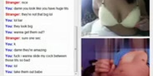 Tugging with ultra-cute chubby on omegle - Tnaflix.com