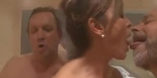 2 endures a bloke boning in the sauna 2 milfs by neurosiss