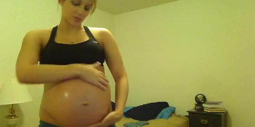 Pregnnt Tori Taylor Blue Shorts (Faith Leon)