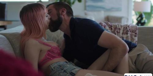 Hunk stepdad fucks pretty blonde transexual big ass hardcore (Mimi Oh)