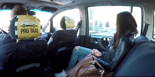 Beautiful Busty Model Squirts In Taxi Car - Vanessa Decker (Beauty Dior)