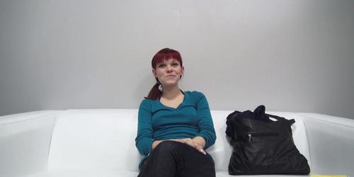 Redhead Girl Banged At Casting (Alzbeta )