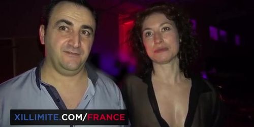 Horny French matures banged in swinger night club