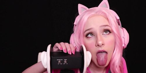 ASMR Dibbly - Ahegao and Ear Licking