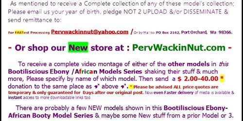 129thBootiliscious Ebony-African Web Models (Promo)
