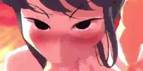 Komi San animation blowjob