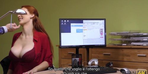 LOAN4K. The credit application was rejected&comma; so why the redhead Isabella Lui
