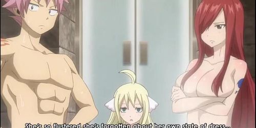 Anime Lesbians Spanking Each Other - Anime: Fairy Tail OVA's FanService Compilation Eng Sub - Tnaflix.com