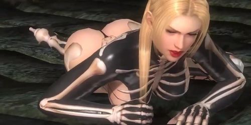 DOA [Rachel] Skeleton Costume Lighter Body