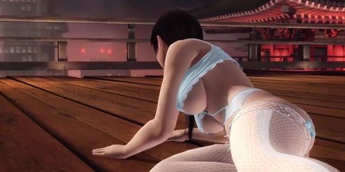 DOA Ryona ??? Kokoro lose pose (Asari Lingerie mod) (amateur )