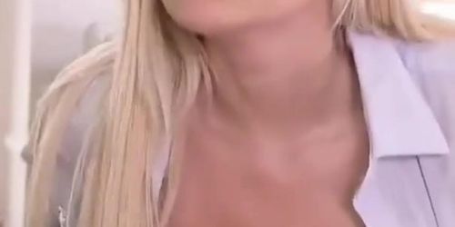 Amazing Big Boobs Blonde Needs Screw Now