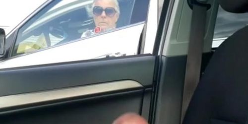 Dick Flash Angry Mature In Parking Lot. (Tries ...