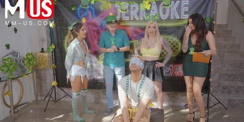 Jerkaoke Orgy Special with Gianna Dior and Karma Rx