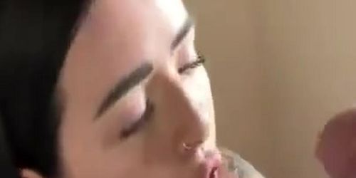 Cheeky Latina Sucking at First Date (Profile in Description)