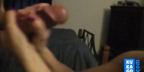 hand job with cum in hand