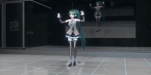 3D mmd miku by inwerwm