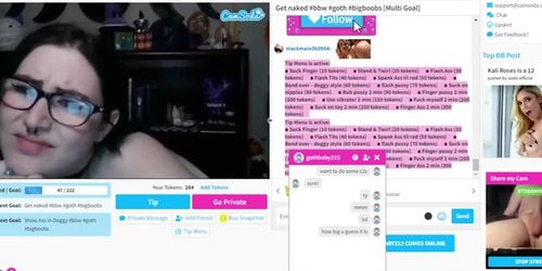 Gothbaby223 big dick reaction