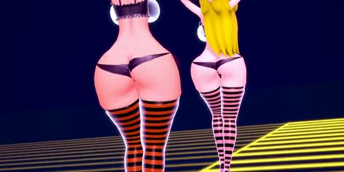 ?Princess Peach and Princess Daisy? Chocolate Cream ?Strip Version?