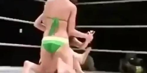 Womens struggle without rules  Female Japanese wrestling  ????????_3