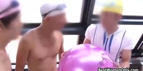 Japanese Young Gang Guys Sex Prank Hot Milf Pool Club