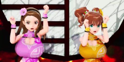 ?MMD?iM@S  Minase Iori and Takatsuki Yayoi Hi-Fi Raver