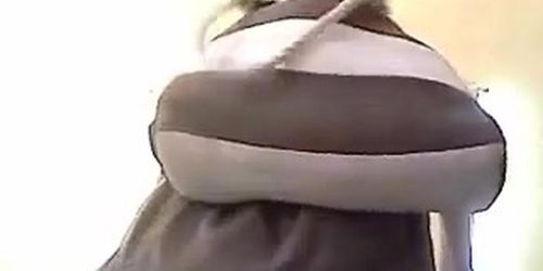 her panties went right into her ass crack