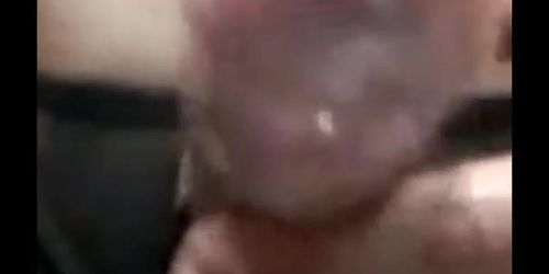 luvs2cumm69 stroking his beautiful dick with jewelry/ ring around his shaft head cumming the most delicious and literally addict