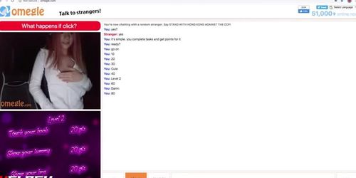 beautiful girl with pink hair OMEGLE 3 2587 Tnaflix com 