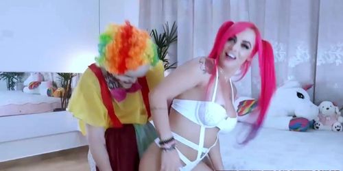 LIVE SEXY DÉBORA FANTINE E O PALHAÇO KEIZADINHAAA