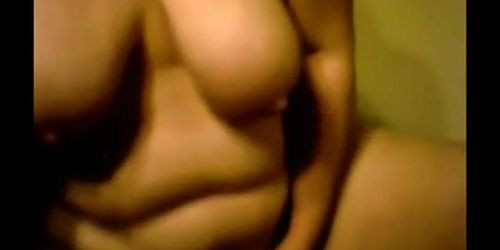 My chubby wife comes with dancing boobs