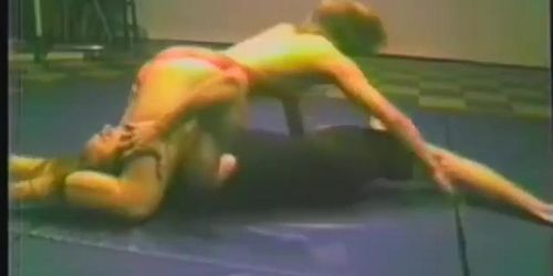 debbie t  mixed wrestling