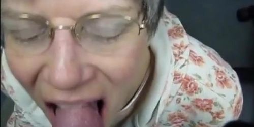 Granny Cum Eater