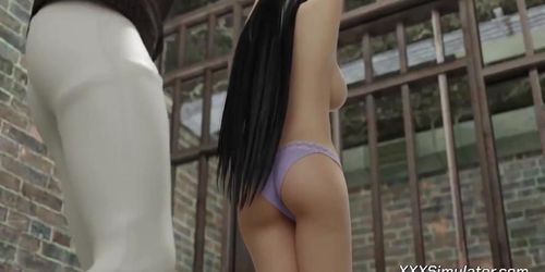 Brunette MILF BBC Animation 3D Gameplay