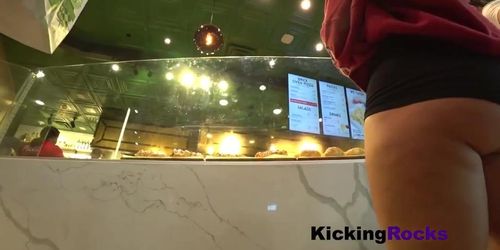 Phattest A$$ in Shorts (Public)