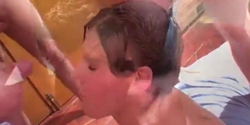 Sophie not loving older guys cum