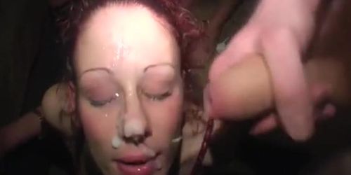 Amateur British facial cumshot compilation