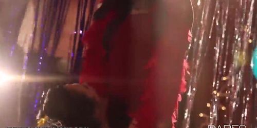 Bi-curious model gets picked up and seduced at a party